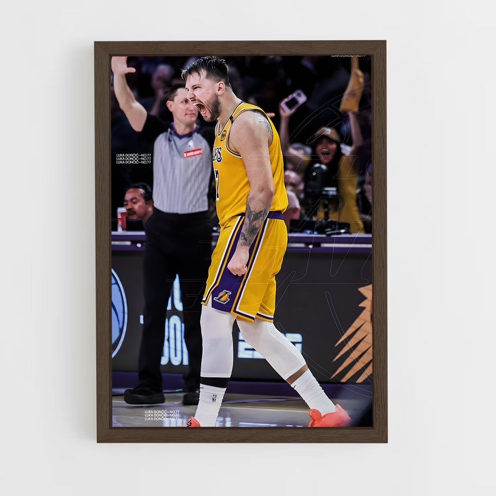 Poster Luka en Action – affiche Basketball (vue 5)